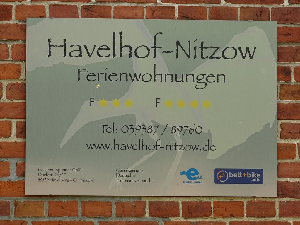 Havelhof-Nitzow Apartamento Exterior foto